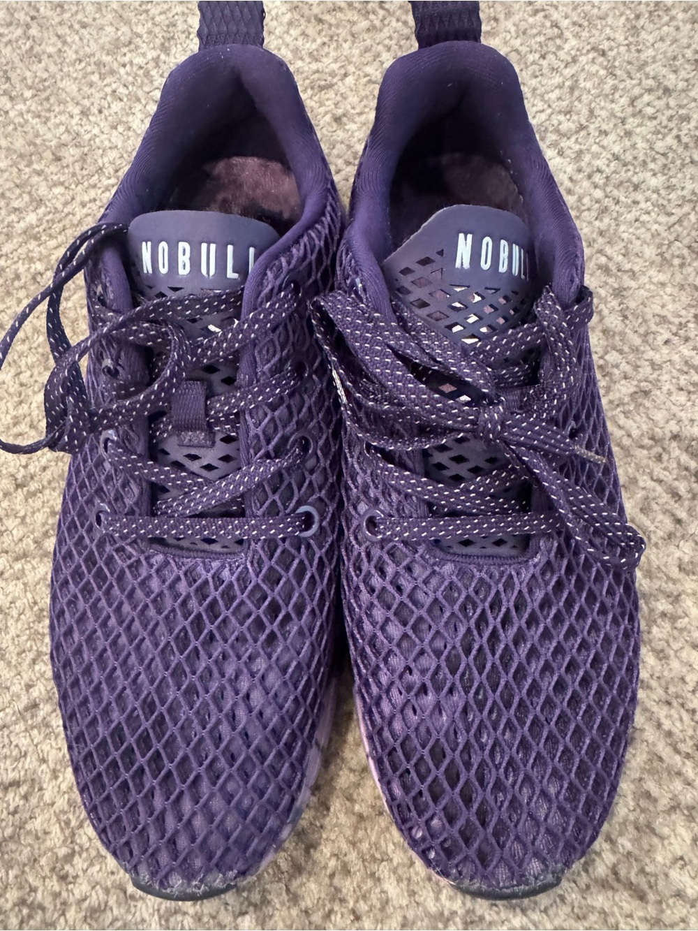 NOBULL Women's Deep Purple Mesh Training Sneakers